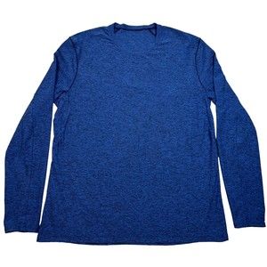 *SOLD* Lululemon Surge Warm LS Mens XL Long Sleeve Running Shirt Heather Blue